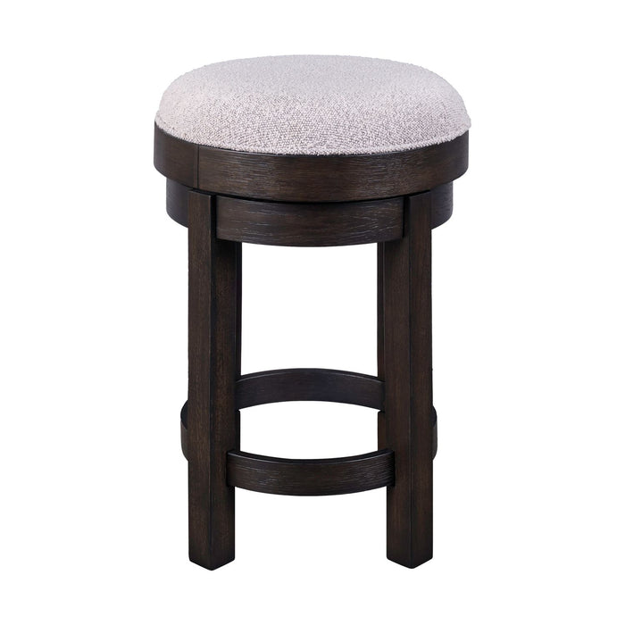 Weston Uph Swivel Console Stool (RTA) - Furniture 4 Less (Jacksonville, NC)