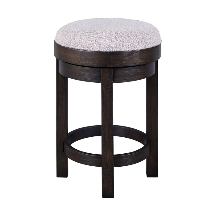 Weston Uph Swivel Console Stool (RTA) - Furniture 4 Less (Jacksonville, NC)