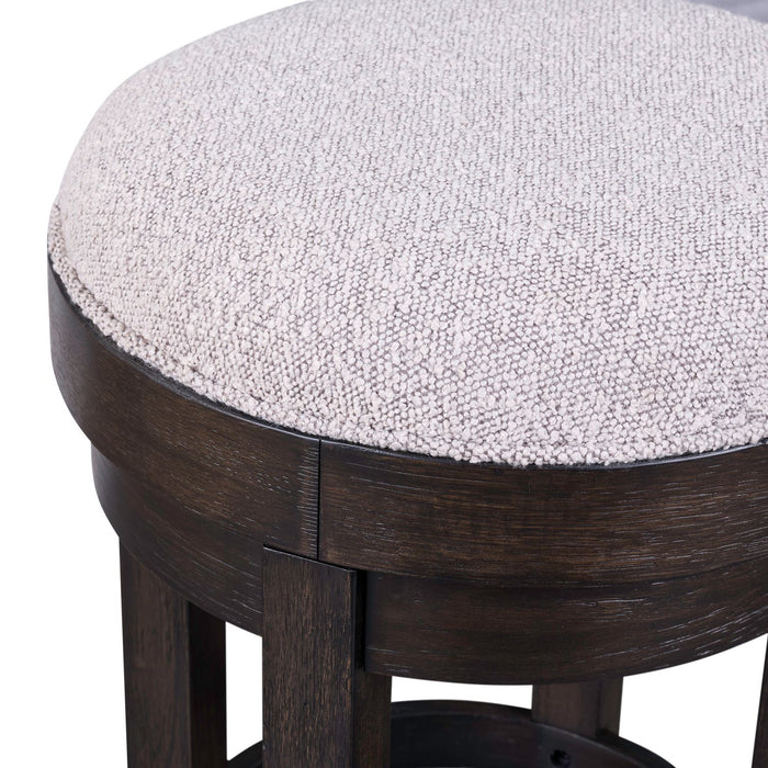 Weston Uph Swivel Console Stool (RTA) - Furniture 4 Less (Jacksonville, NC)