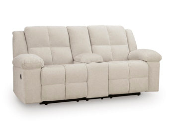 Orlen Reclining Loveseat with Console - Furniture 4 Less (Jacksonville, NC)