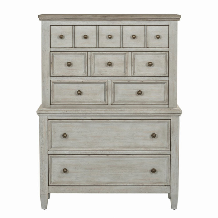 Heartland King Panel Bed, Dresser & Mirror, Chest - Furniture 4 Less (Jacksonville, NC)