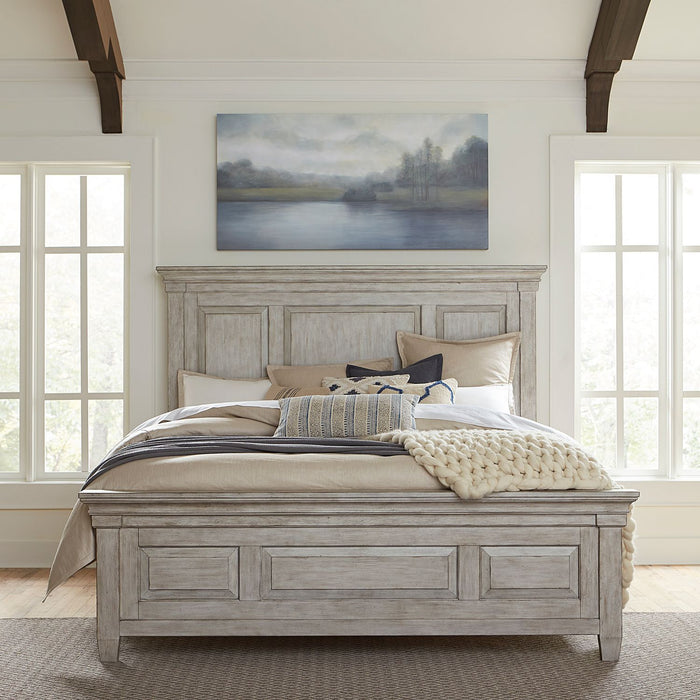 Heartland Queen Panel Bed, Dresser & Mirror, Chest - Furniture 4 Less (Jacksonville, NC)