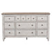 Heartland Drawer Dresser in Antique White - Furniture 4 Less (Jacksonville, NC)
