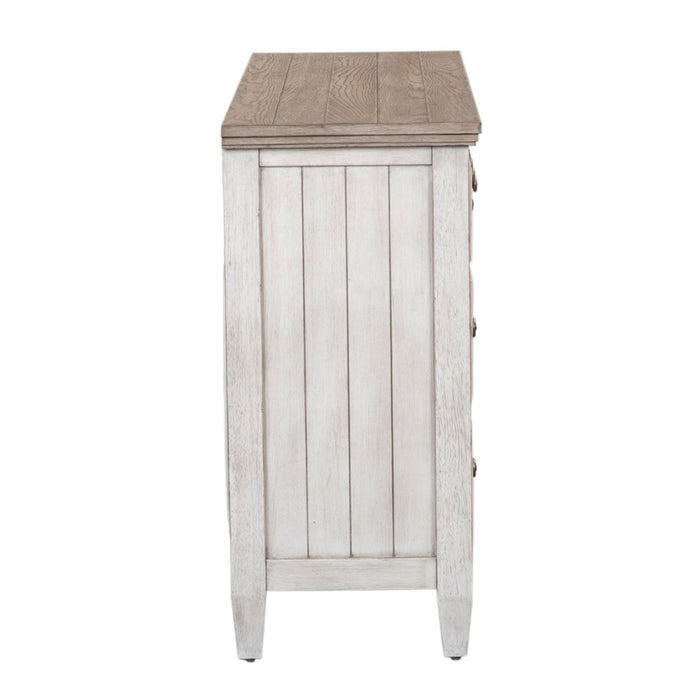 Heartland Drawer Dresser in Antique White - Furniture 4 Less (Jacksonville, NC)