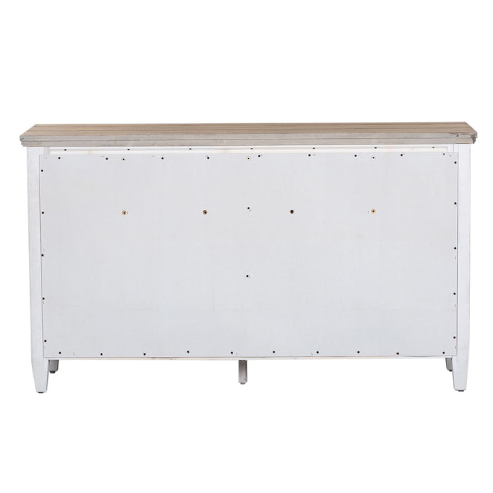 Heartland Drawer Dresser in Antique White - Furniture 4 Less (Jacksonville, NC)
