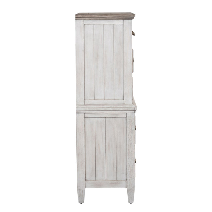 Heartland Drawer Chest in Antique White - Furniture 4 Less (Jacksonville, NC)