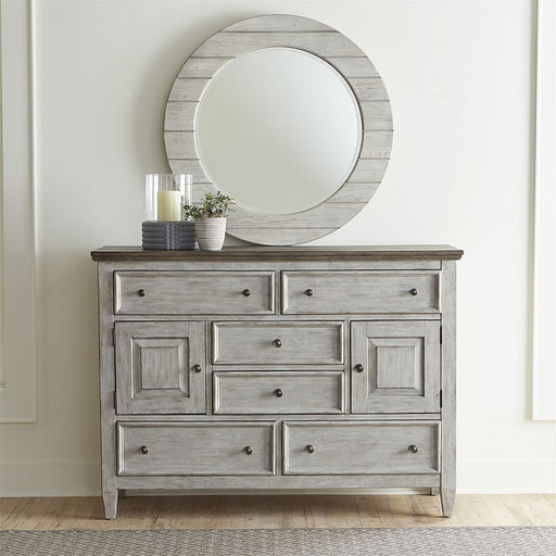 Liberty Furniture Heartland Drawer Chesser in Antique White - Furniture 4 Less (Jacksonville, NC)
