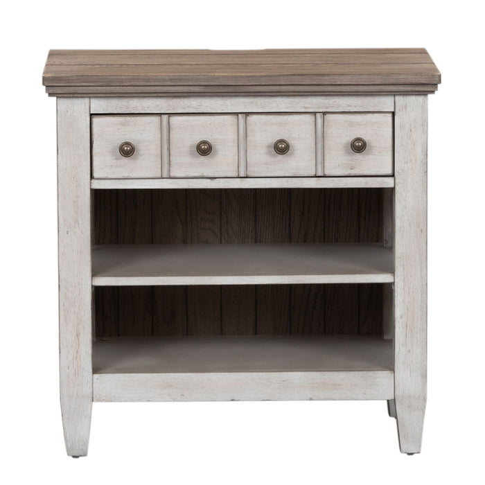 Heartland Nightstand in Antique White - Furniture 4 Less (Jacksonville, NC)
