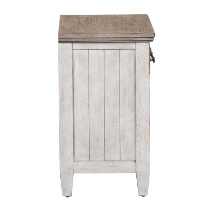 Heartland Nightstand in Antique White - Furniture 4 Less (Jacksonville, NC)