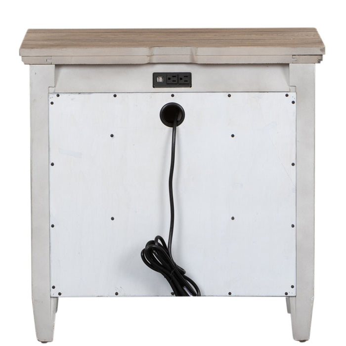 Heartland Nightstand in Antique White - Furniture 4 Less (Jacksonville, NC)