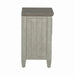 Heartland 2 Drawer Nightstand w/ Charging Station in Antique White - Furniture 4 Less (Jacksonville, NC)