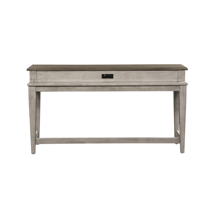 Heartland Console Bar Table in Antique White - Furniture 4 Less (Jacksonville, NC)