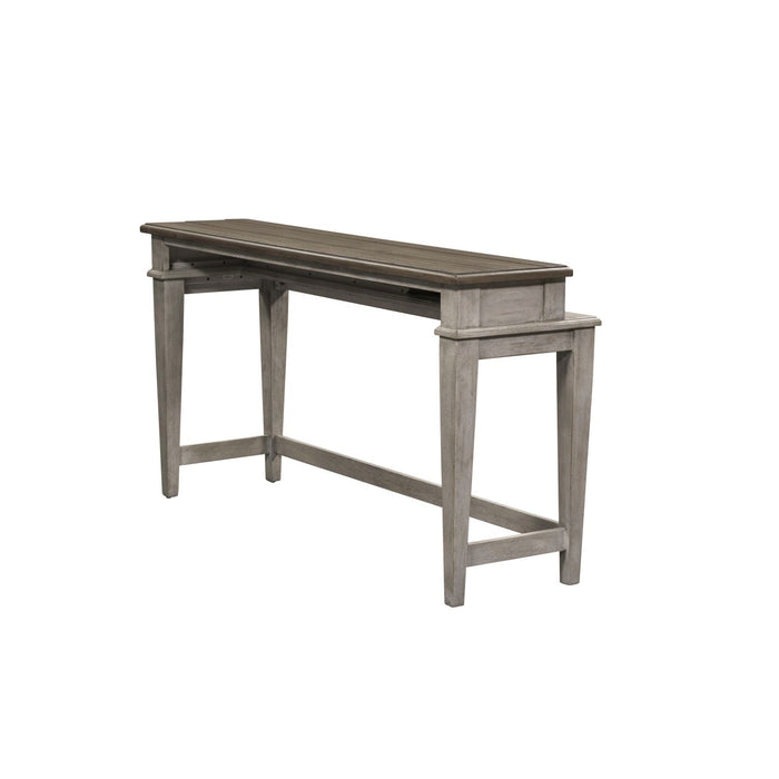 Heartland Console Bar Table in Antique White - Furniture 4 Less (Jacksonville, NC)