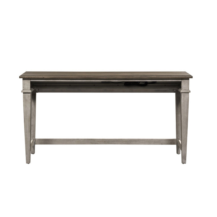 Heartland Console Bar Table in Antique White - Furniture 4 Less (Jacksonville, NC)