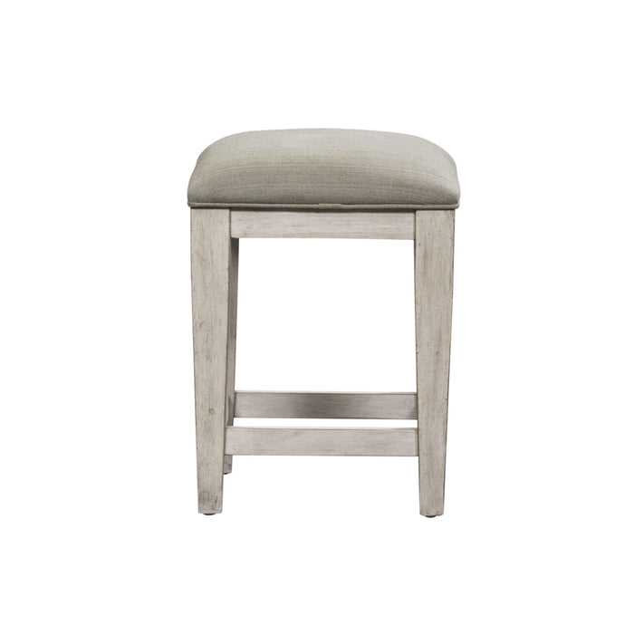 Heartland Console Stool in Antique White - Furniture 4 Less (Jacksonville, NC)