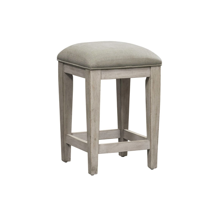 Heartland Console Stool in Antique White - Furniture 4 Less (Jacksonville, NC)