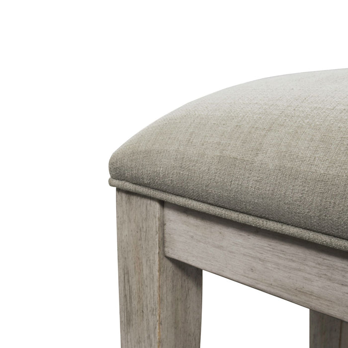 Heartland Console Stool in Antique White - Furniture 4 Less (Jacksonville, NC)
