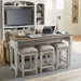 Heartland Console Stool in Antique White - Furniture 4 Less (Jacksonville, NC)