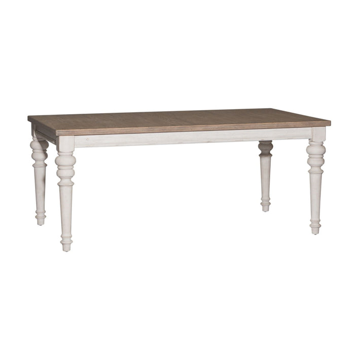 Liberty Furniture Heartland Rectangular Leg Table in Antique White - Furniture 4 Less (Jacksonville, NC)