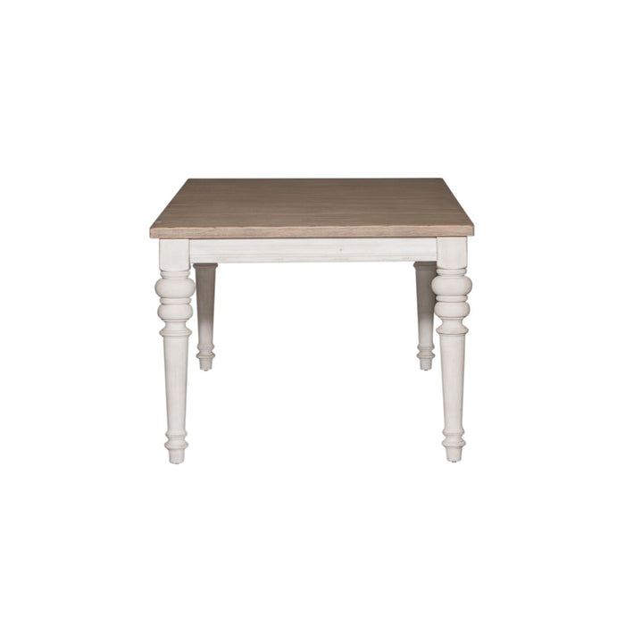 Liberty Furniture Heartland Rectangular Leg Table in Antique White - Furniture 4 Less (Jacksonville, NC)