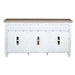Liberty Heartland 66" Tile TV Console in Antique White - Furniture 4 Less (Jacksonville, NC)
