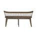 Midland Falls Spindle Back Bench in Rustic Brown - Furniture 4 Less (Jacksonville, NC)