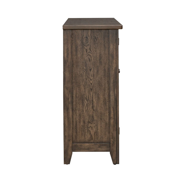 Midland Falls Buffet in Rustic Brown - Furniture 4 Less (Jacksonville, NC)