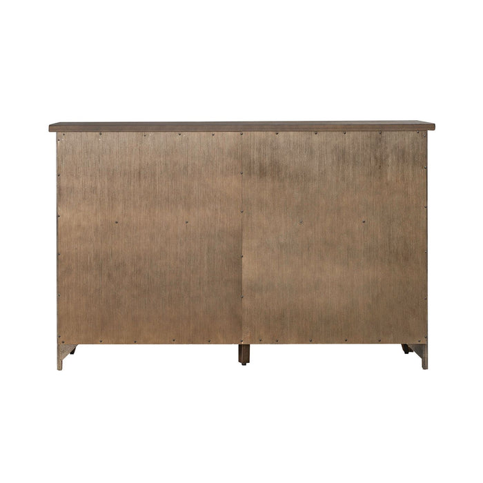 Midland Falls Buffet in Rustic Brown - Furniture 4 Less (Jacksonville, NC)