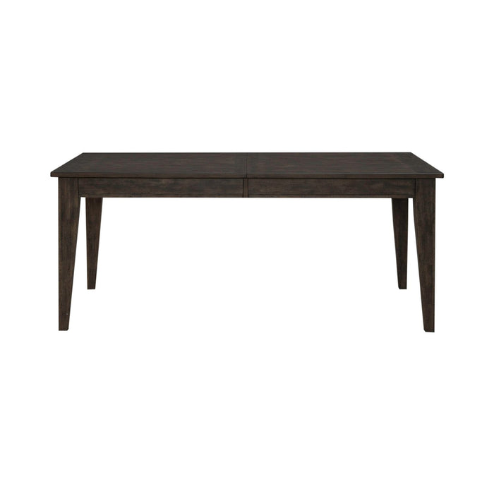 Midland Falls Rectangular Leg Table in ustic Brown - Furniture 4 Less (Jacksonville, NC)