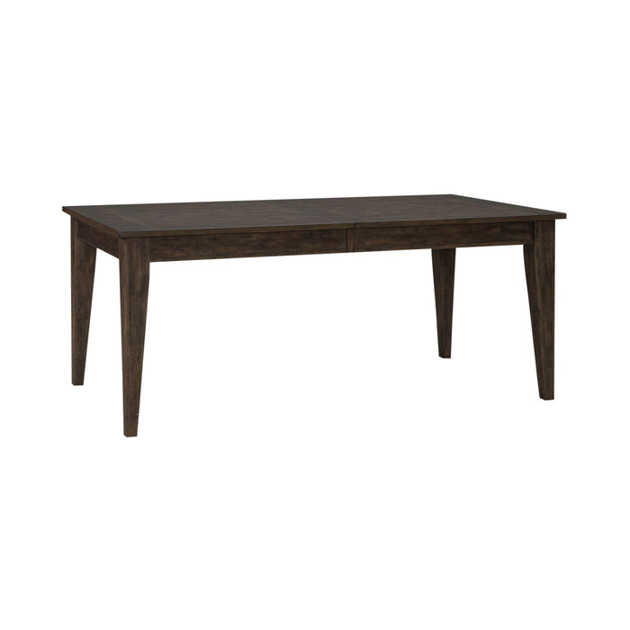 Midland Falls Rectangular Leg Table in ustic Brown - Furniture 4 Less (Jacksonville, NC)
