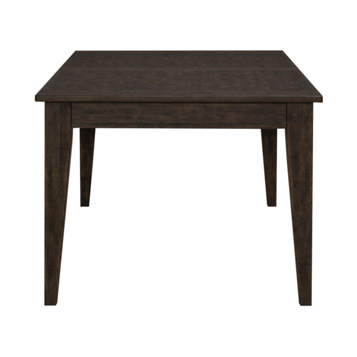 Midland Falls Rectangular Leg Table in ustic Brown - Furniture 4 Less (Jacksonville, NC)