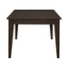 Midland Falls Rectangular Leg Table in ustic Brown - Furniture 4 Less (Jacksonville, NC)