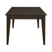 Midland Falls Rectangular Leg Table in ustic Brown - Furniture 4 Less (Jacksonville, NC)