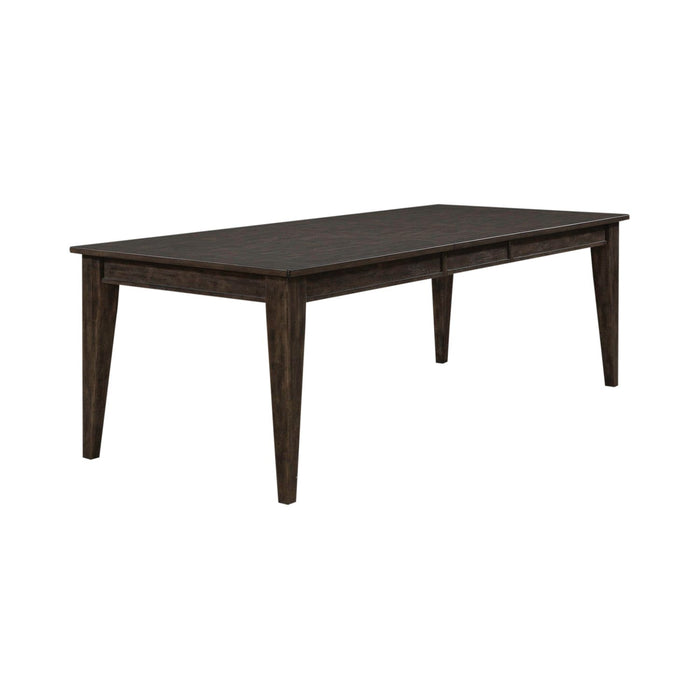 Midland Falls Rectangular Leg Table in ustic Brown - Furniture 4 Less (Jacksonville, NC)