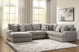 Lindon Sectional with Chaise - Furniture 4 Less (Jacksonville, NC)