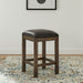Liberty Furniture Lennox Upholstered Console Stool in Weathered Chestnut - Furniture 4 Less (Jacksonville, NC)
