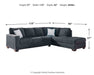 Altari Sleeper Sectional with Chaise - Furniture 4 Less (Jacksonville, NC)