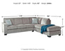 Altari Sleeper Sectional with Chaise - Furniture 4 Less (Jacksonville, NC)