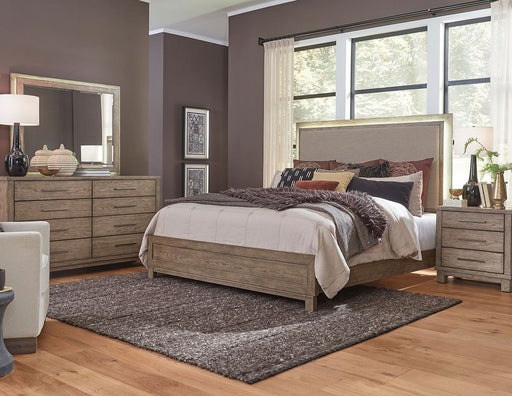 Liberty Furniture Canyon Road King Upholstered Bed in Burnished Beige - Furniture 4 Less (Jacksonville, NC)