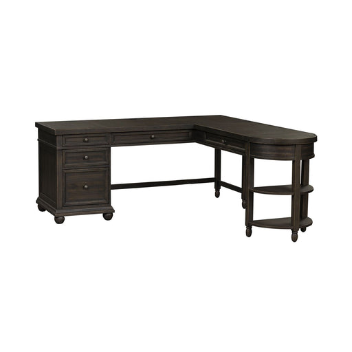Harvest Home Opt L Shaped Desk Set - Furniture 4 Less (Jacksonville, NC)