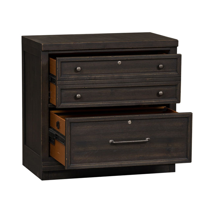 Harvest Home Bunching Lateral File Cabinet in Chalkboard - Furniture 4 Less (Jacksonville, NC)