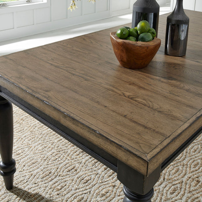 Harvest Home Rectangular Leg Dining Table in Chalkboard - Furniture 4 Less (Jacksonville, NC)