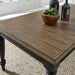 Harvest Home Rectangular Leg Dining Table in Chalkboard - Furniture 4 Less (Jacksonville, NC)