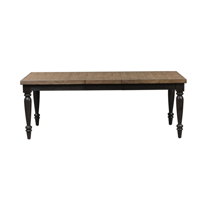Harvest Home Rectangular Leg Dining Table in Chalkboard - Furniture 4 Less (Jacksonville, NC)
