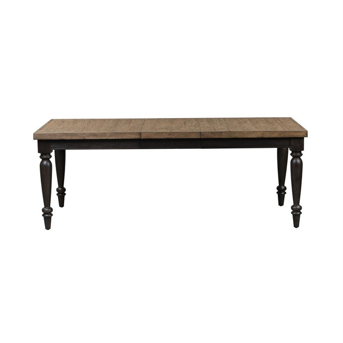 Liberty Furniture Harvest Home Rectangular Leg Dining Table in Chalkboard - Furniture 4 Less (Jacksonville, NC)