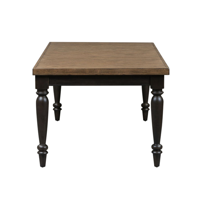 Harvest Home Rectangular Leg Dining Table in Chalkboard - Furniture 4 Less (Jacksonville, NC)