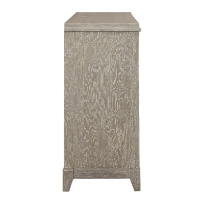 Belmar 8 Drawer Dresser in Washed Taupe and Silver Champagne - Furniture 4 Less (Jacksonville, NC)