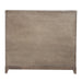 Belmar 9 Drawer Bureau Dresser in Washed Taupe and Silver Champagne - Furniture 4 Less (Jacksonville, NC)