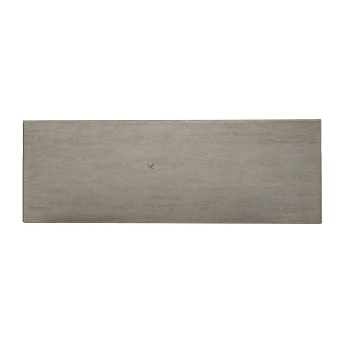 Belmar 9 Drawer Bureau Dresser in Washed Taupe and Silver Champagne - Furniture 4 Less (Jacksonville, NC)