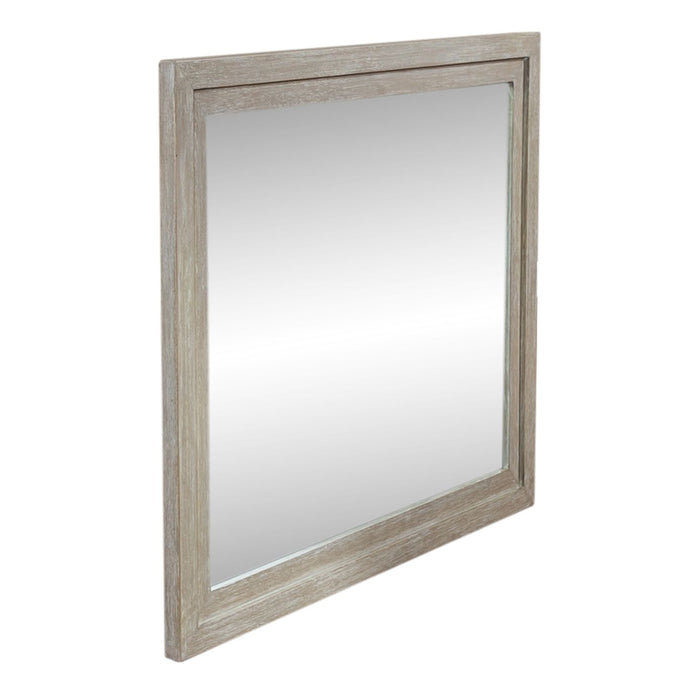 Belmar Mirror in Washed Taupe and Silver Champagne - Furniture 4 Less (Jacksonville, NC)